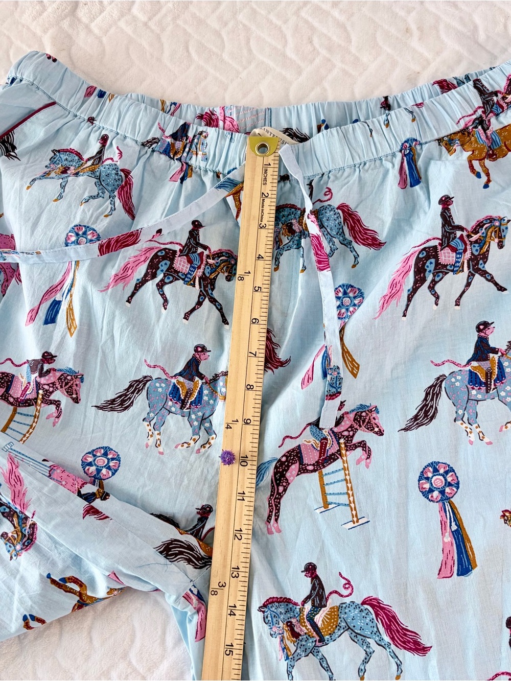 Printfresh 100% Organic Cotton Horse Show Pajama Pants Size XL Comfy Equestrian - Picture 12 of 14